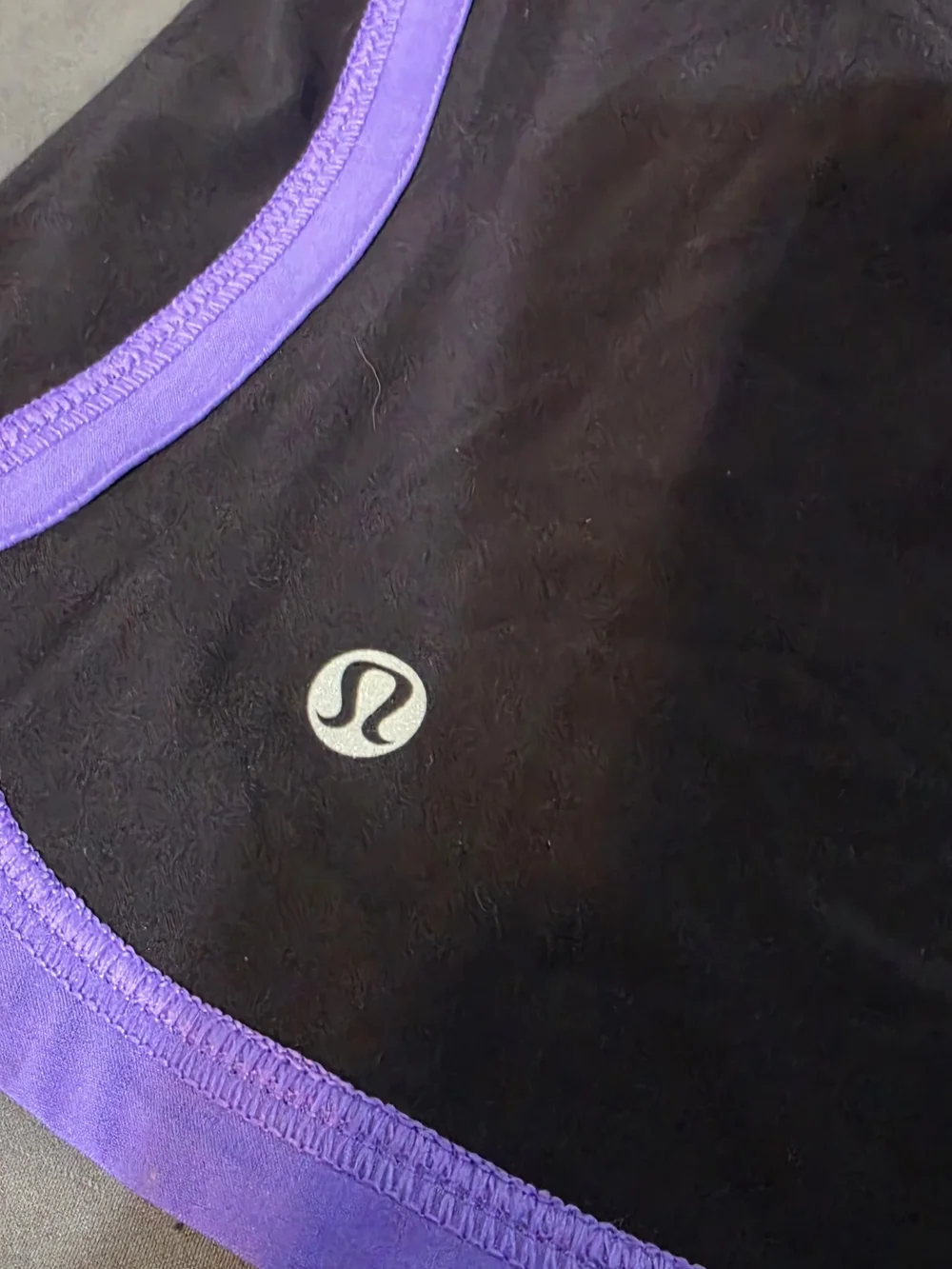 lululemon athletica Women’s Black Athletic Shorts with Purple Trim (Lot Of 4)